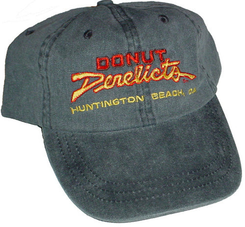 Donut Derelicts Pigment Dyed Twill Cap - Donut Derelicts 